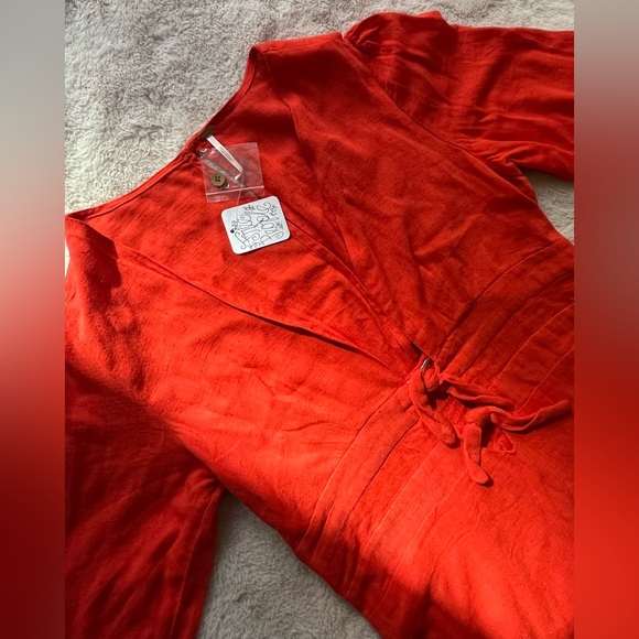 NWT Free People Midi Dress Size M - Picture 8 of 11